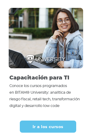Si ya usas soluciones de BITAM, esto te va a encantar:

Mira esta infografía y descubre cómo bVentor® potencia aún más tu ecosistema BITAM®. | CTA: Ver infografía